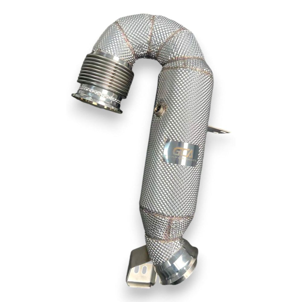 2018-2024 Mercedes Gt43/Gt53 Amg Downpipe | X290 Yes Heat Shield / 200 Cell Euro 6 Sport High Flow